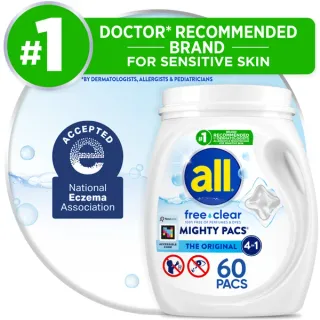 all Free Clear Mighty Pacs, 60 Count