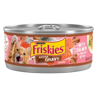 Purina Friskies Extra Gravy Chunky Soft Salmon Wet Cat Food