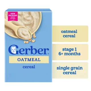 Gerber 1St Foods Cereal Sitter Baby Food 6+ Months, Oatmeal