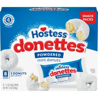 Hostess Powdered Snack Size Donettes