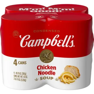 Campbell's Condensed Soup, Chicken Noodle (4 x 10.75 oz)