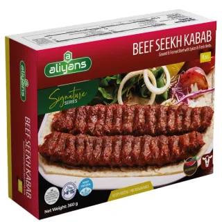 ALIYANS Beef Seekh Kabab 360 gm