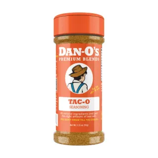 Dan-O's Tac-O Seasoning - All-Purpose Taco Seasoning - 3.35 oz Bottle