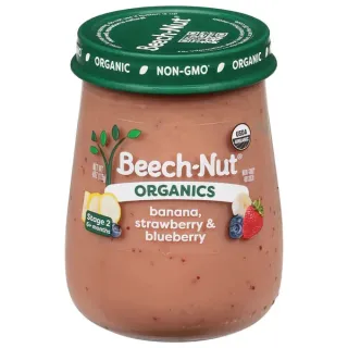Beech-Nut Organics Stage 2 Banana, Strawberry & Blueberry Food Puree 6+ Months