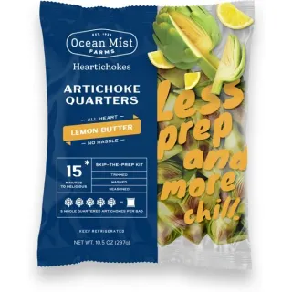 Ocean Mist Farms Artichoke Quarters - Lemon Butter, 10.5 oz