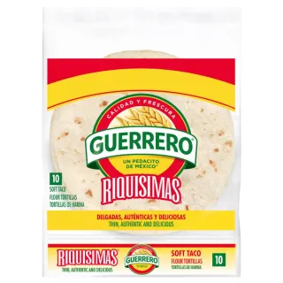 Guerrero Riquisimas Soft Taco Flour Tortillas