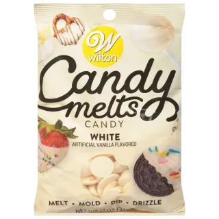 Wilton Candy Melts, Vanilla, White (12 oz)