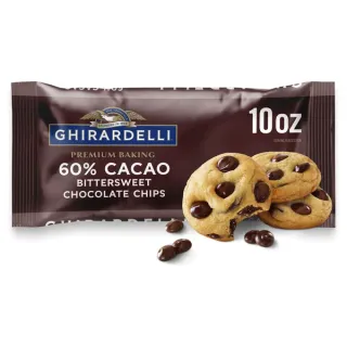Ghirardelli Premium Baking 60% Cacao Bittersweet Chocolate Chips (10 oz)