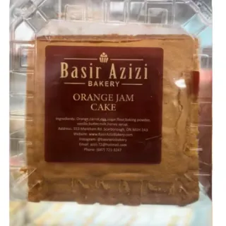BASIR AZIZI Orange Jam Cake