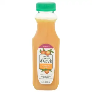 7-Select Farmer's Grove High Pulp Orange Juice Bottle (11.5 fl oz)