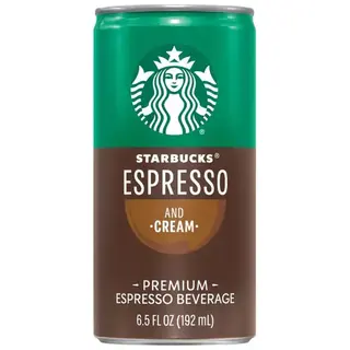 Starbucks Premium Espresso & Cream Beverage Can (6.5 fl oz)