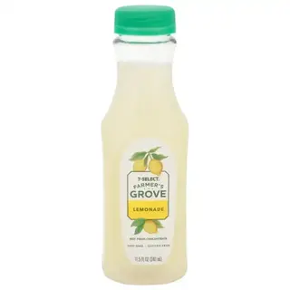 7-Select Farmers Organic Lemonade Glass Bottle (11.5 oz)