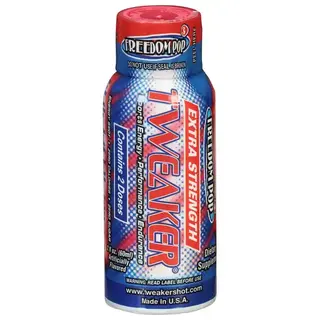 Tweaker Extra Strength Freedom Pop Energy Shot Bottle (2 fl oz)
