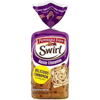 Raisin Cinnamon Swirl Breakfast Bread